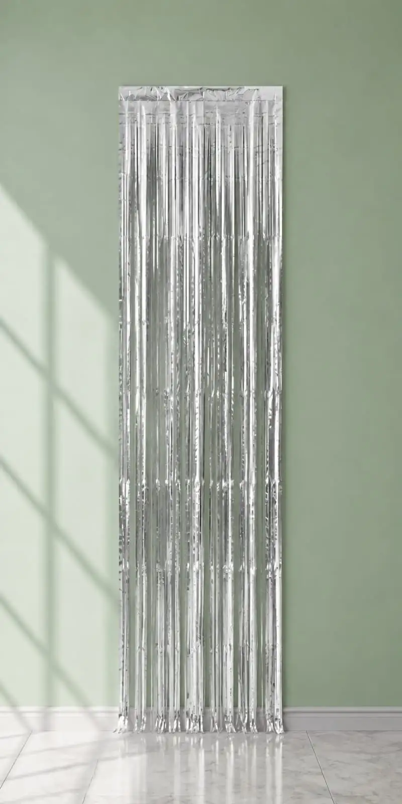 Silver frill Curtains